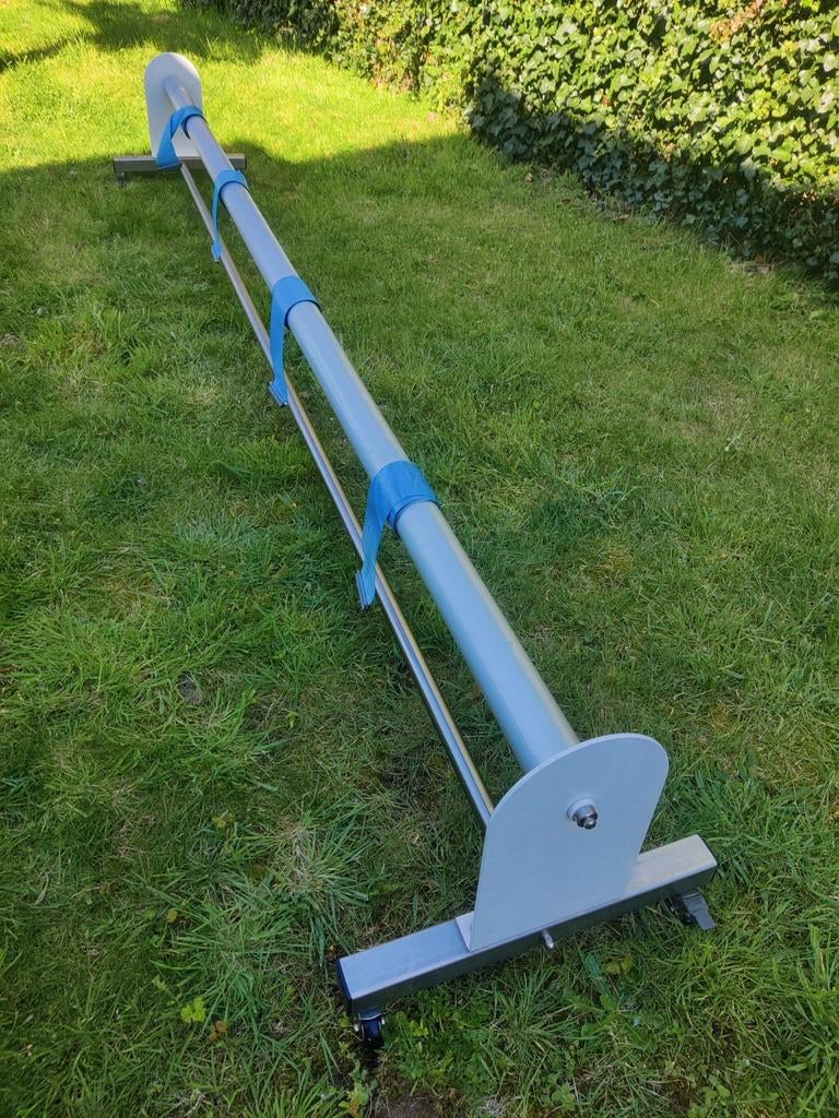 Oprolsysteem voor zwembadzeil, Ophalen