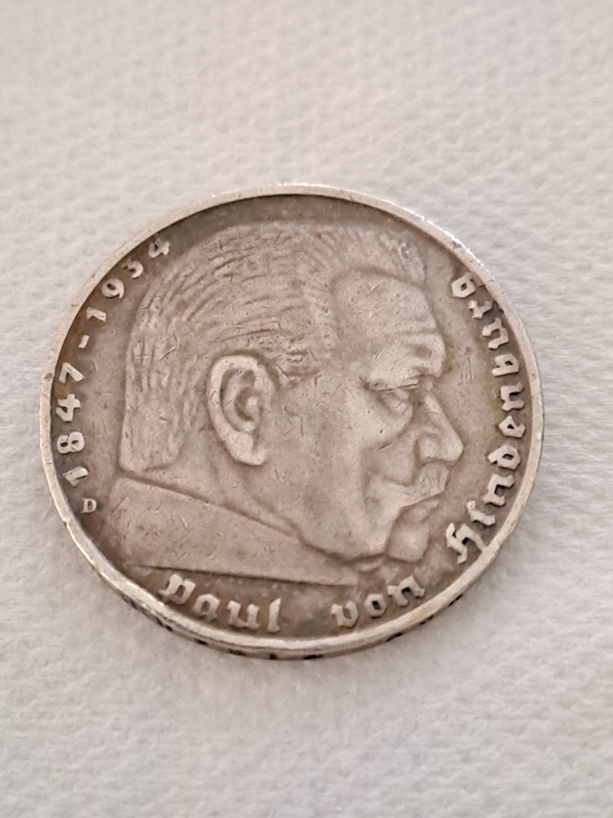 5 Reichsmark 1936D, Ophalen