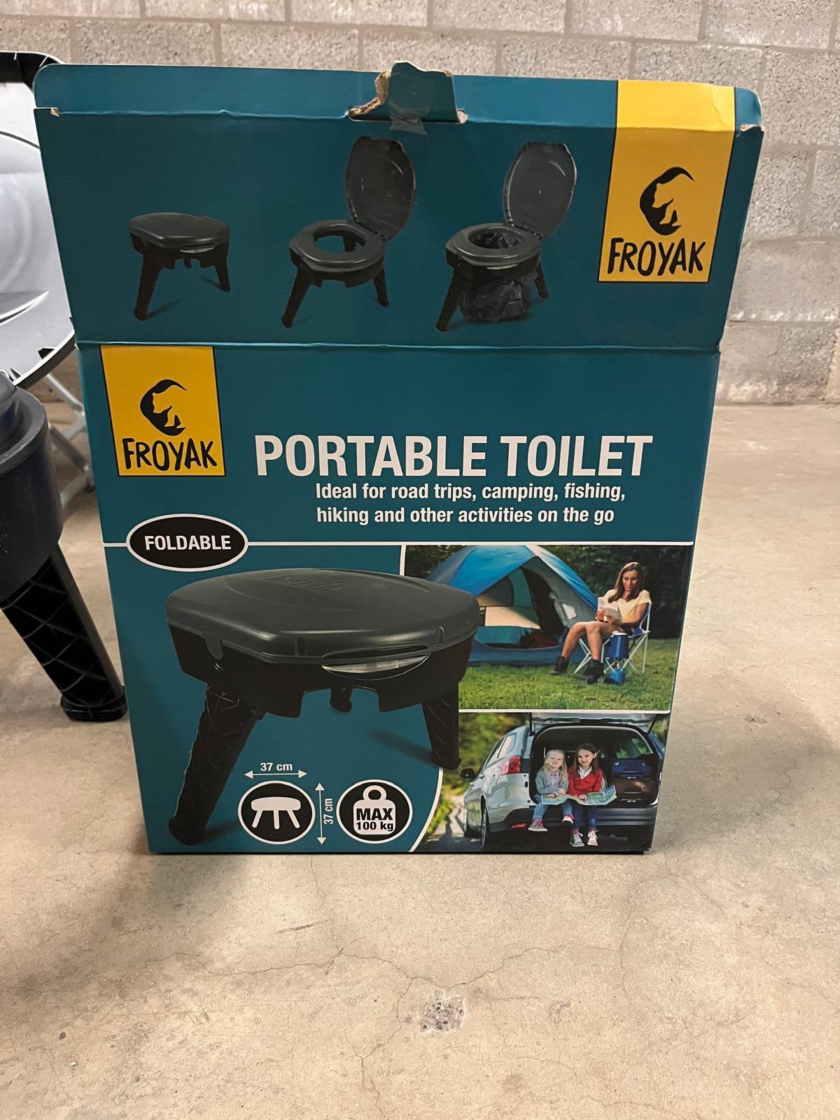 Draagbare toilet, Ophalen, Zo goed als nieuw