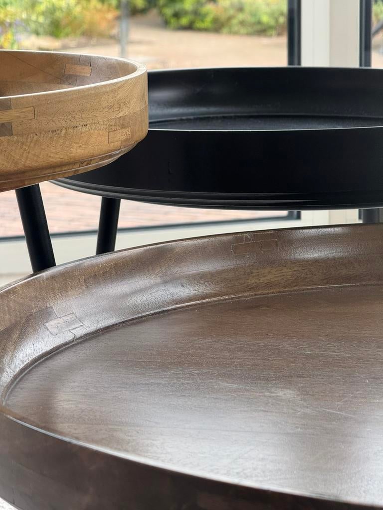 Mater Bowl Table - Origineel by Ayush Kasliwal, Maison & Meubles, Rond, Enlèvement, Bois, 45 à 60 cm