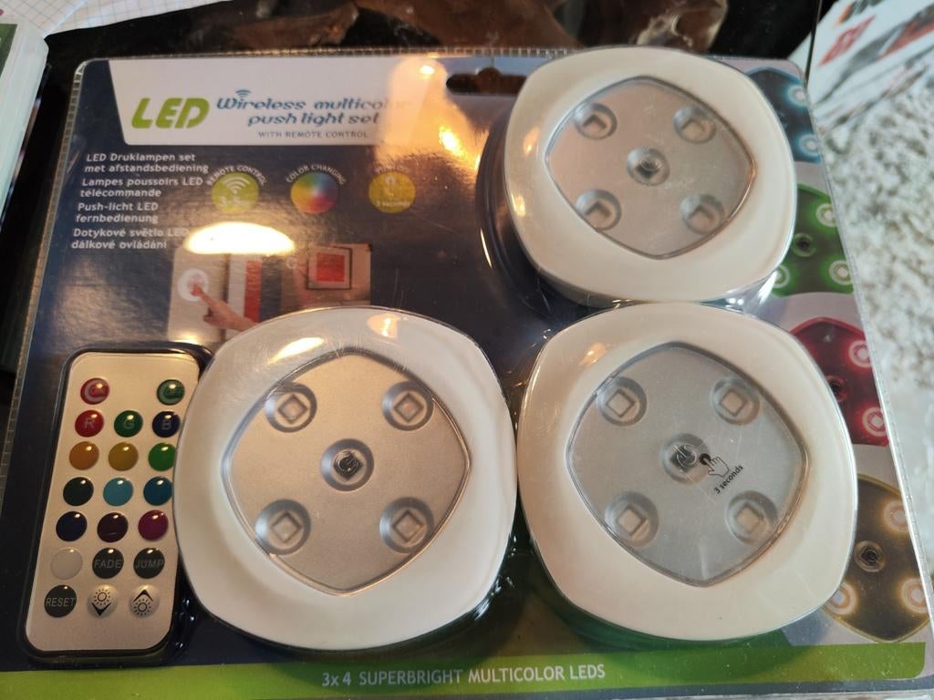 Lampes poussoirs led, Enlèvement