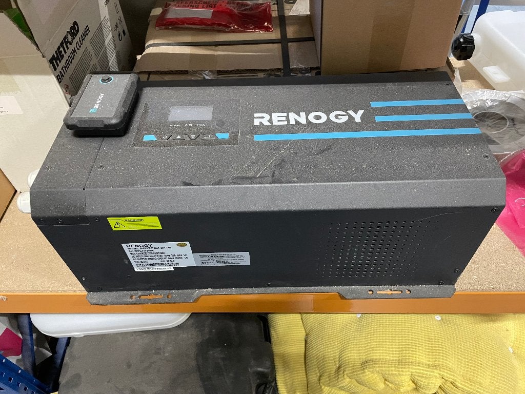 Renogy 2000W omvormer/lader 12V met afstandsbediening, Caravans en Kamperen, Ophalen, Gebruikt