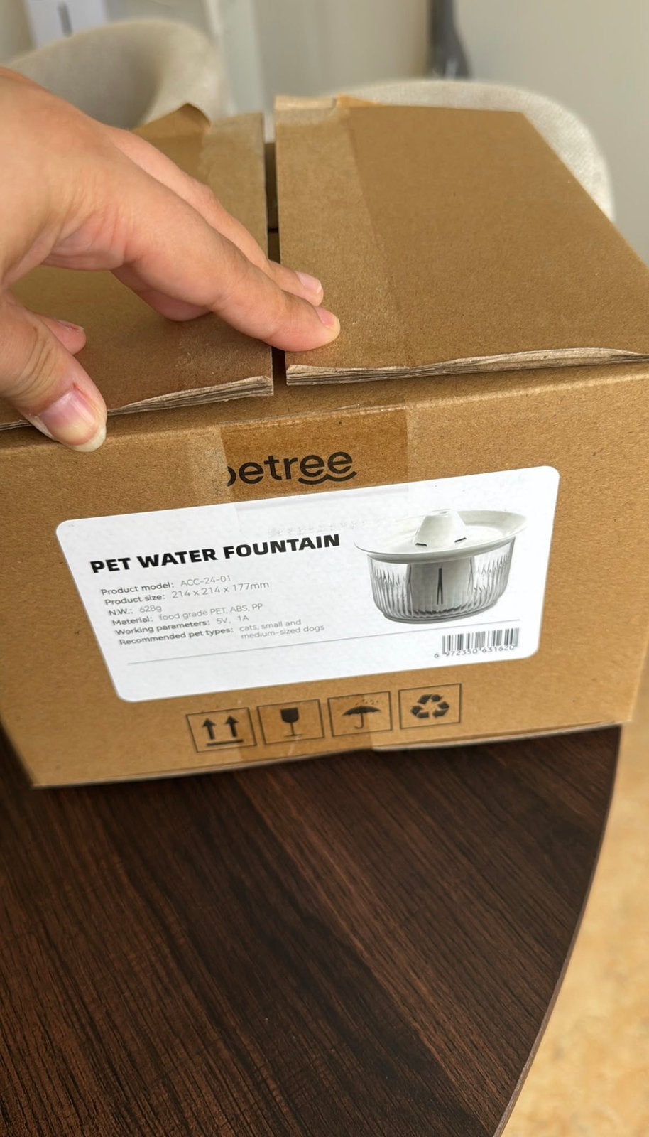 Drinkfontein voor katten, Ophalen, Zo goed als nieuw