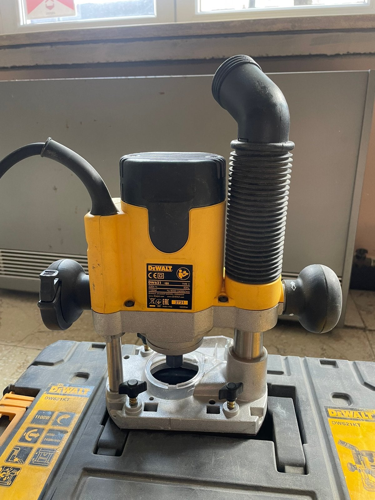 Dewalt DW621-qs bovenfrees freesmachine, Ophalen, Bovenfrees