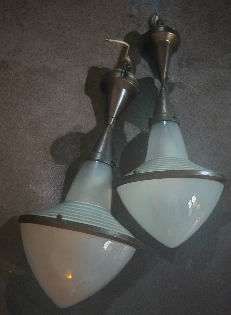 2 Zeiss ikon Adolf Meier, Huis en Inrichting, Lampen | Hanglampen, Ophalen