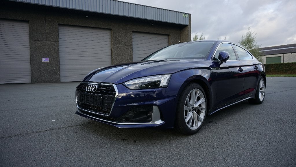 Audi A5 Sportback - 202Pk - Opties - 65.548Km Uitstekend, Auto's, 4 cilinders, Blauw, Bedrijf, 5 deurs