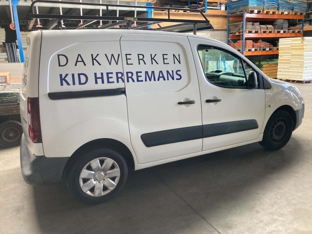 Citroën Berlingo lichte vracht in witte kleur, Auto's, Stof, Zwart, 4 cilinders, Citroën