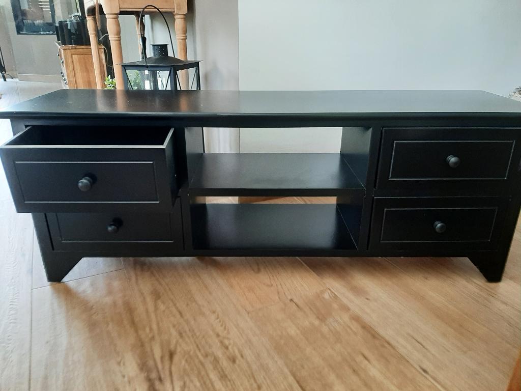 meuble tv, Ophalen, Kunststof, 100 tot 150 cm, Zo goed als nieuw