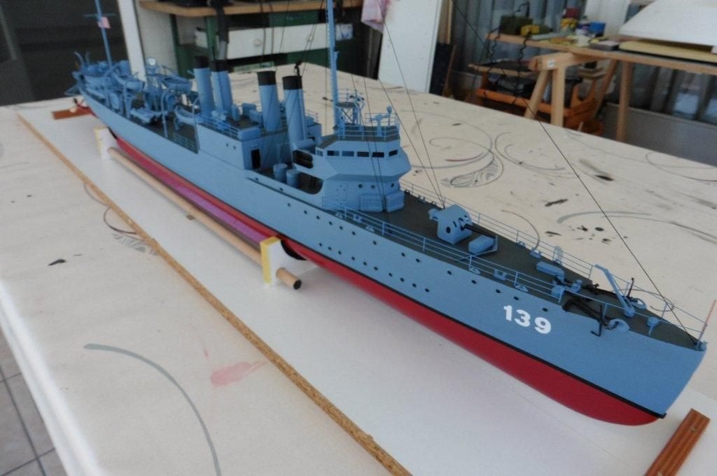 USS 139 Ward, Hobby & Loisirs créatifs, Modélisme | Bateaux & Navires, Enlèvement, Neuf, 1:50 à 1:200, Autres marques