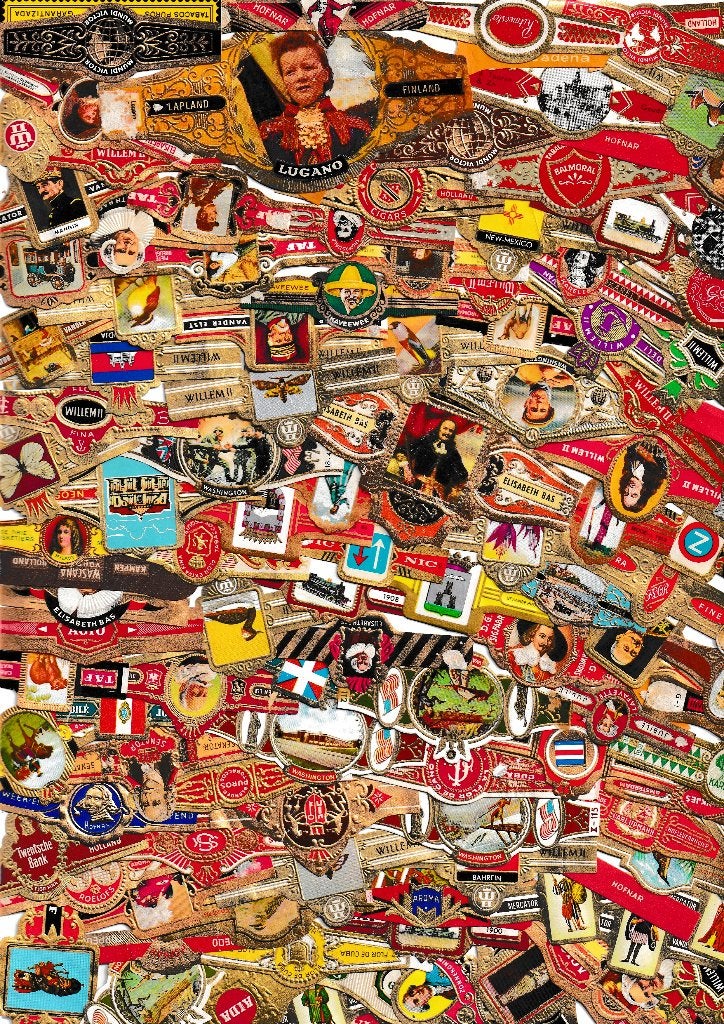 lot de 1000 pièces d'anciens bracelets à cigares de Varia,, Enlèvement ou Envoi, Utilisé, Bagues de cigare