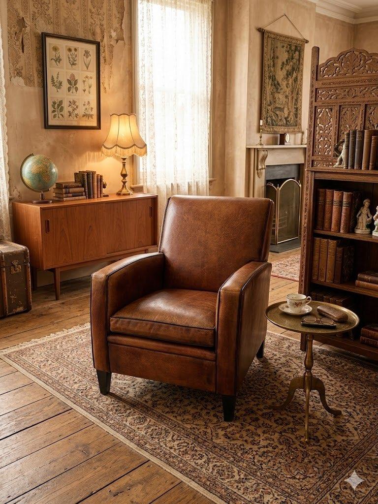 SA Lounge Atelier Fauteuil Schapenleer Type Denver, Ophalen