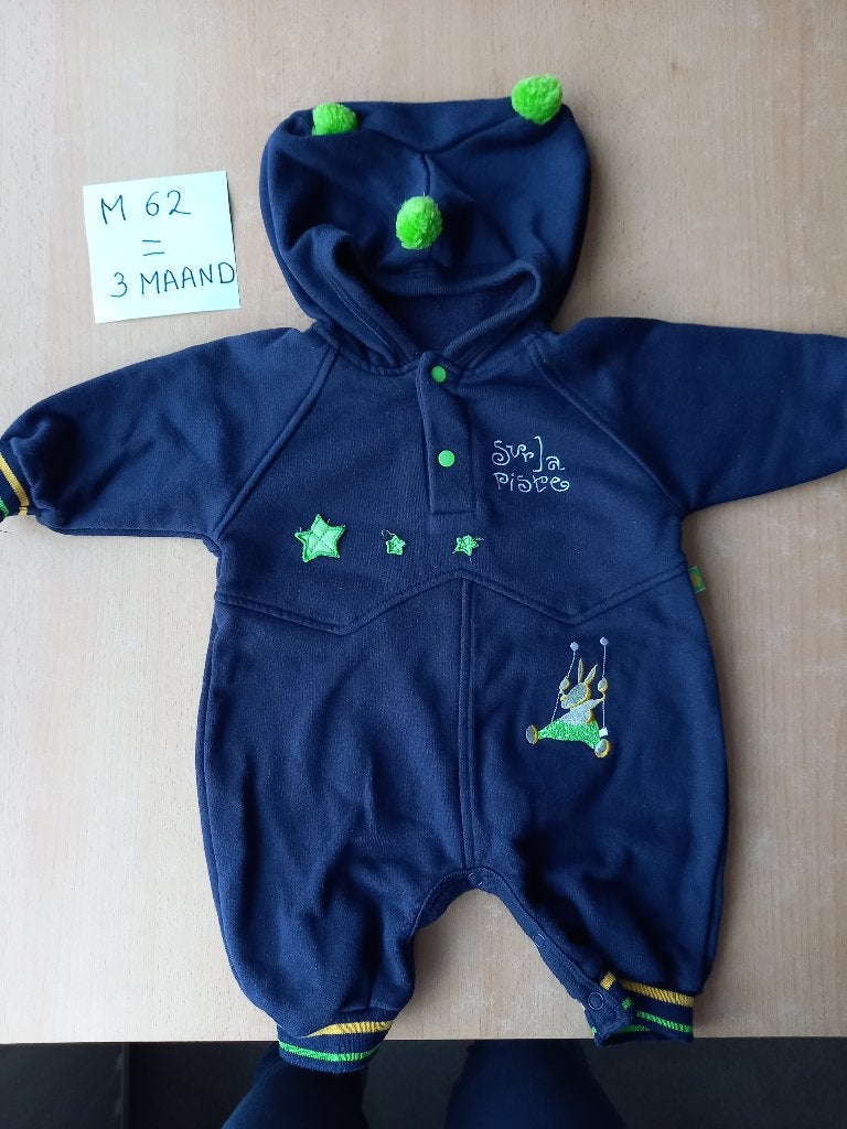 Costume d'hiver/combinaison de ski doux et chaud taille 62, Enlèvement ou Envoi, Comme neuf, Garçon ou Fille, Costume