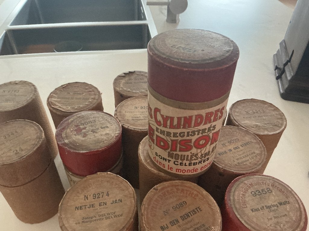 Cilinders : antiek, Edison Mouled wascilinders, Antiek en Kunst, Ophalen