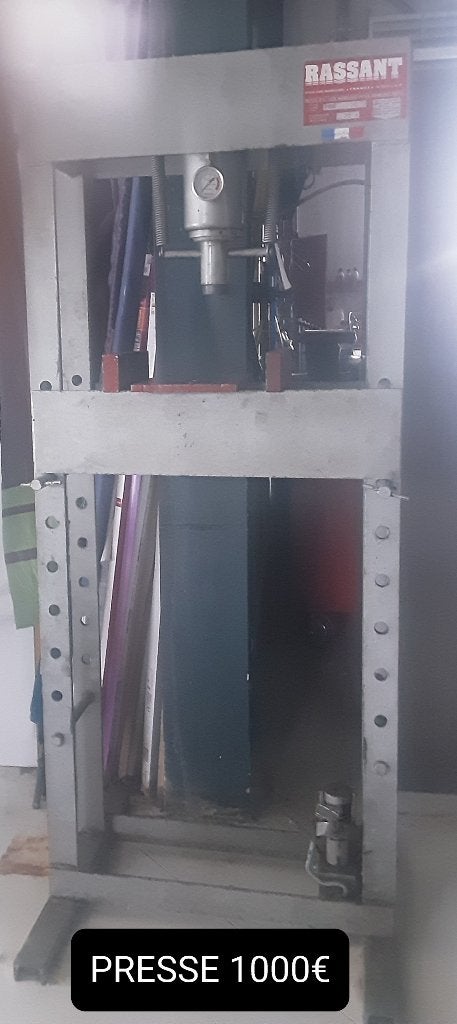 Pers van 20 ton, Ophalen, Gebruikt