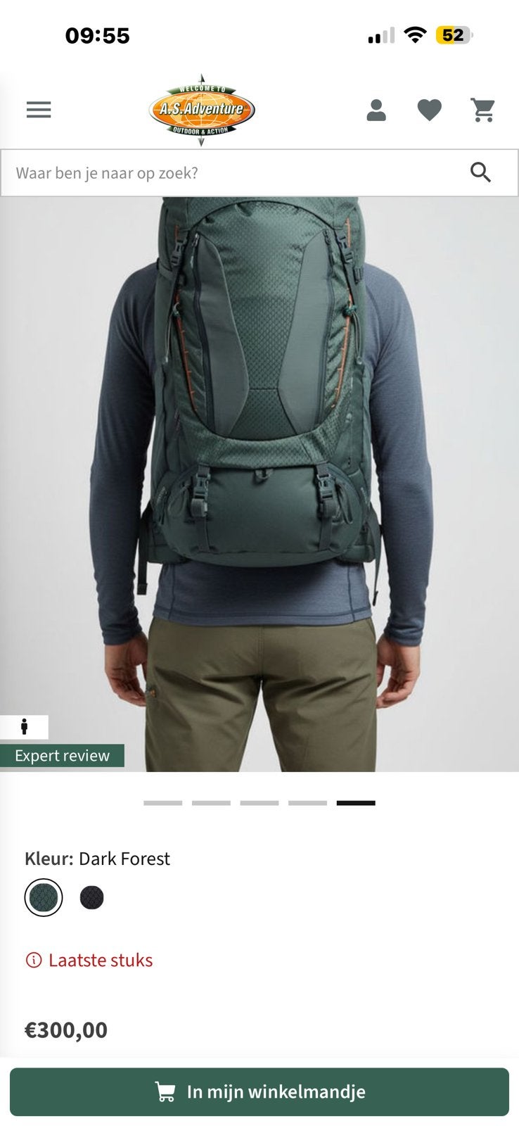 Trekking rugzak Vaude Avox 65+10, Sport en Fitness, Ophalen, Nieuw, Rugzak
