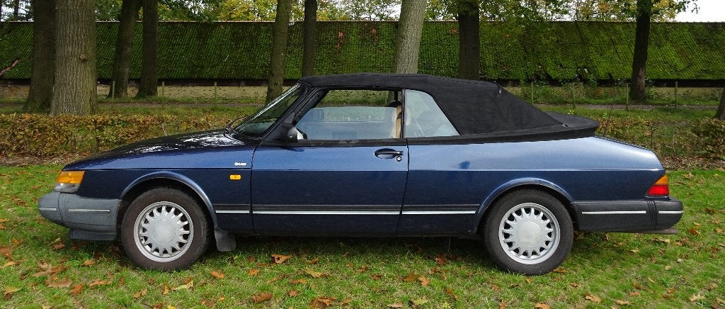 Saab 900 S LPT Cabrio - Excellent état mécanique, Autos, Saab, Cuir, Beige, Cabriolet, 2 portes