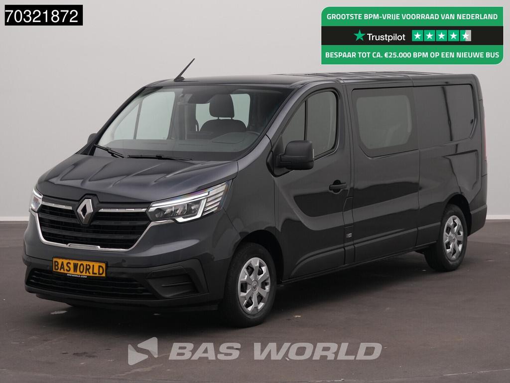 Renault Trafic 130pk Dubbel Cabine L2H1 Navi Airco Cruise Ca, Gebruikt, Euro 6, 4 cilinders, Renault