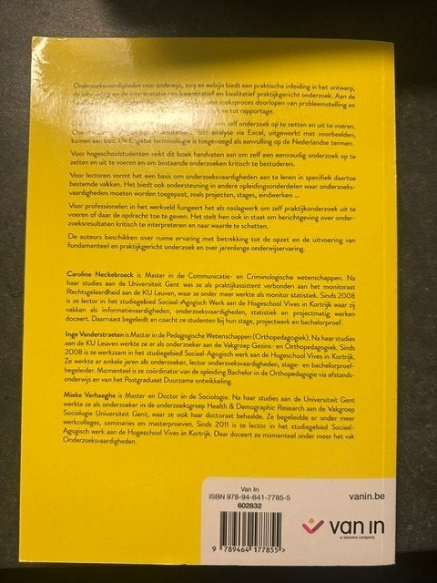 Onderzoeksvaardigheden, Boeken, Studieboeken en Cursussen, Ophalen of Verzenden, Nieuw, Hogeschool