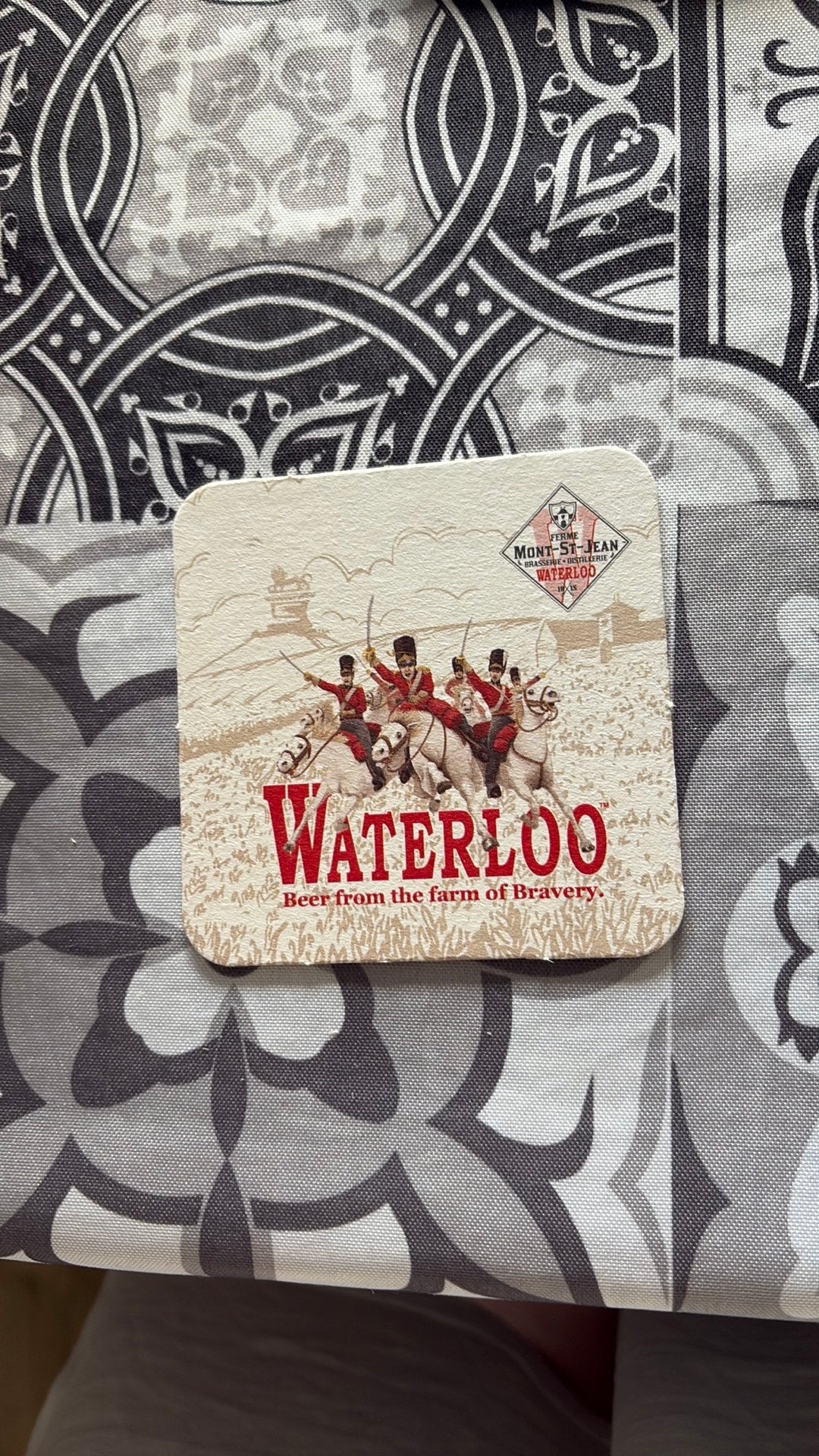 Bierviltje Waterloo, Verzamelen, Ophalen of Verzenden, Nieuw, Viltje(s), Overige merken