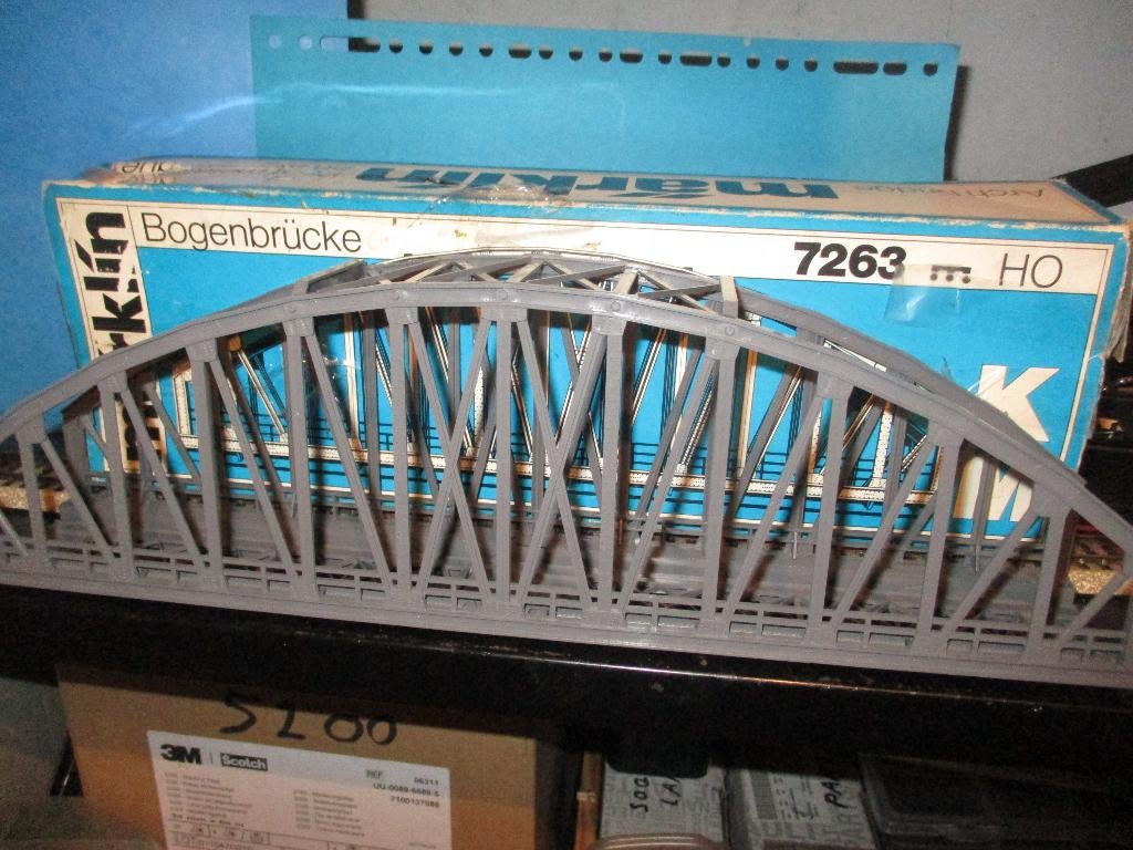 Marklin pont 7263, Enlèvement ou Envoi, Utilisé, Pont, Tunnel ou Bâtiment, Märklin