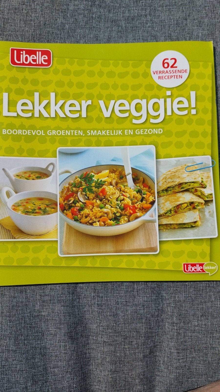Kookboek 'Libelle - Lekker veggie!' (62 gerechten), Vegetarisch, Voorgerechten en Soepen, Ophalen of Verzenden, Zo goed als nieuw