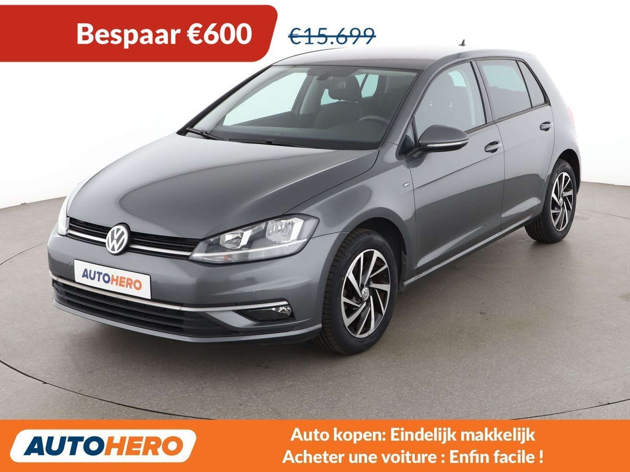 Volkswagen Golf 1.0 TSI Join (année de construction 2018), Autos, Argent ou Gris, Achat, Noir, 131 g/km