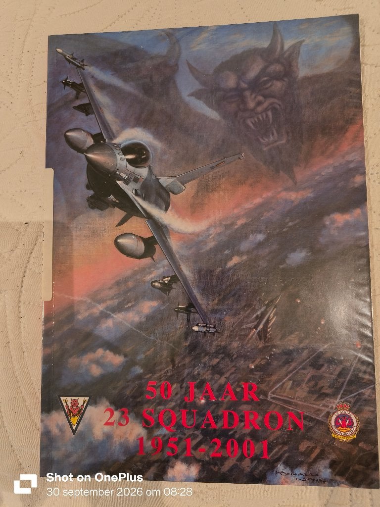 50 jaar 23 squadron 1951-2001, Collections, Enlèvement, Armée de l'air, Livre ou Revue
