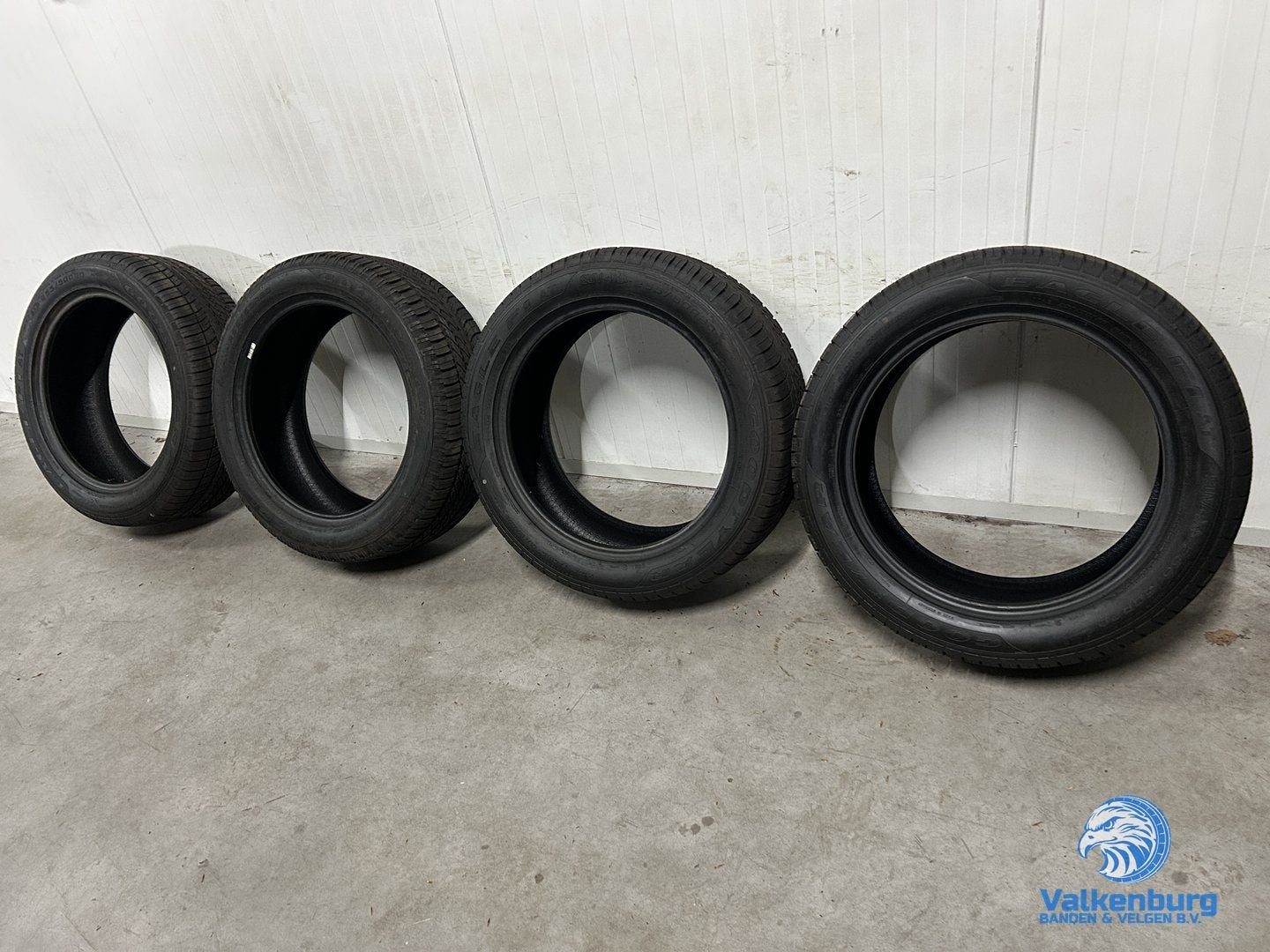 8mm! Audi E-tron demo zomerbanden 255/50R20 Goodyear Eagle F, 255 mm, Véhicule de tourisme, Pneus été, -