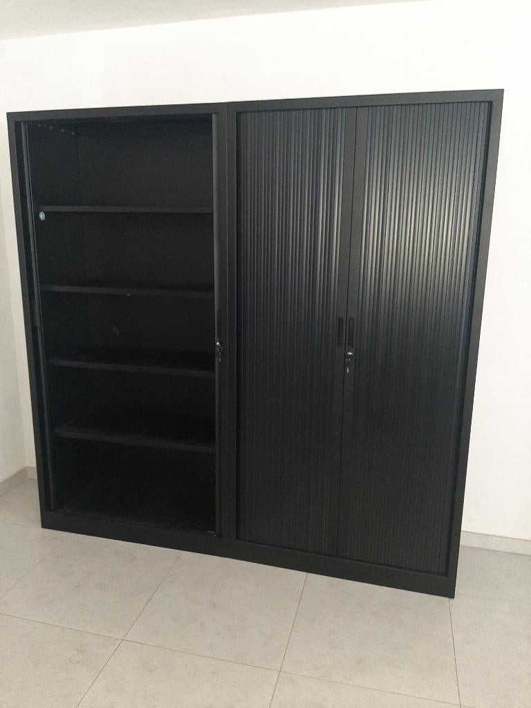 Armoires de bureau à rideau, Neuf, 25 à 50 cm, Avec serrure, 100 à 150 cm