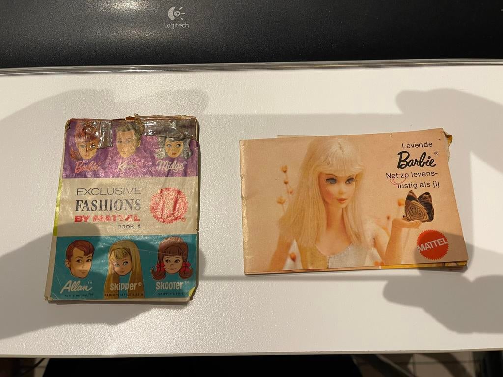 2x barbie ken midge allan skipper skooter cataloog jaren 60, Verzamelen, Ophalen of Verzenden