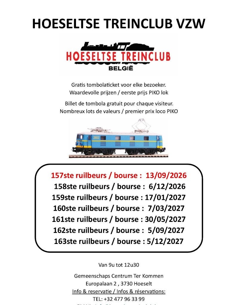 modeltreinen en toebehoren, Ophalen