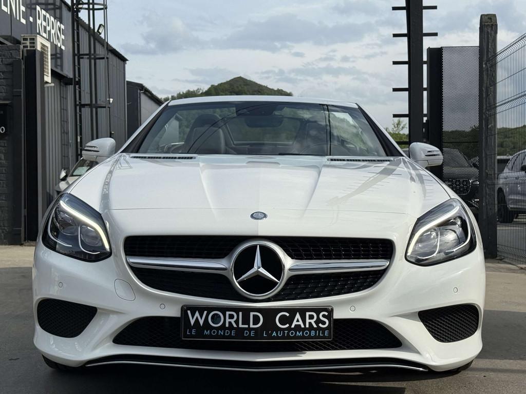 Mercedes-Benz SLC 180 PACK AMG NAVI CAMERA TOIT PANO H-K AIR, Autos, Cuir, Achat, Euro 6, Noir