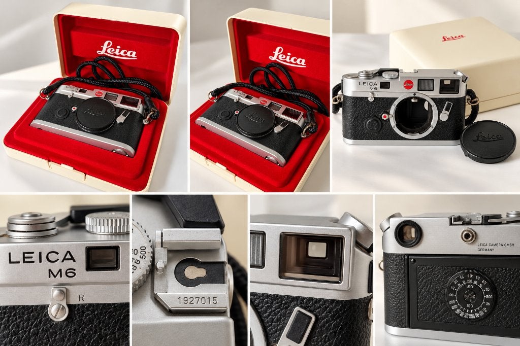 Leica M6 Classic Silver Chrome 1992 parfait – Coffret Leica, TV, Hi-fi & Vidéo, Enlèvement, Utilisé, Leica