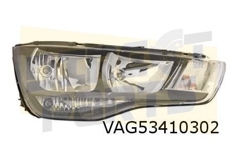 Audi A1 (6/10-1/15) Koplamp Rechts halogeen Origineel! 8X094, Neuf, -, -, Audi