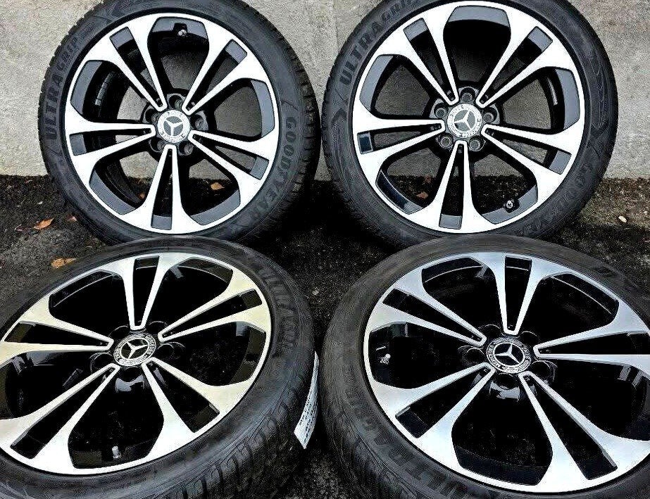 Jantes 18 Origine Mercedes W206 S206 Pneus Goodyear Top État, Pneus hiver, Enlèvement, Pneu(s), 18 pouces