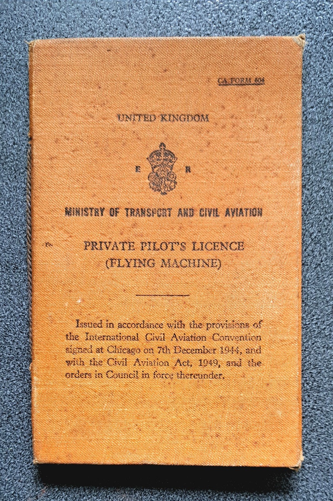 Belgisch vliegbrevet in de Britse luchtvaart 1955, Ophalen of Verzenden