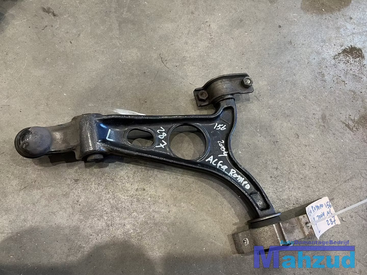 ALFA ROMEO 156 Links voor draagarm 1997-2005, Dpofca@stellantis.com, Stellantis Europe S.p.A., Utilisé, Alfa Romeo