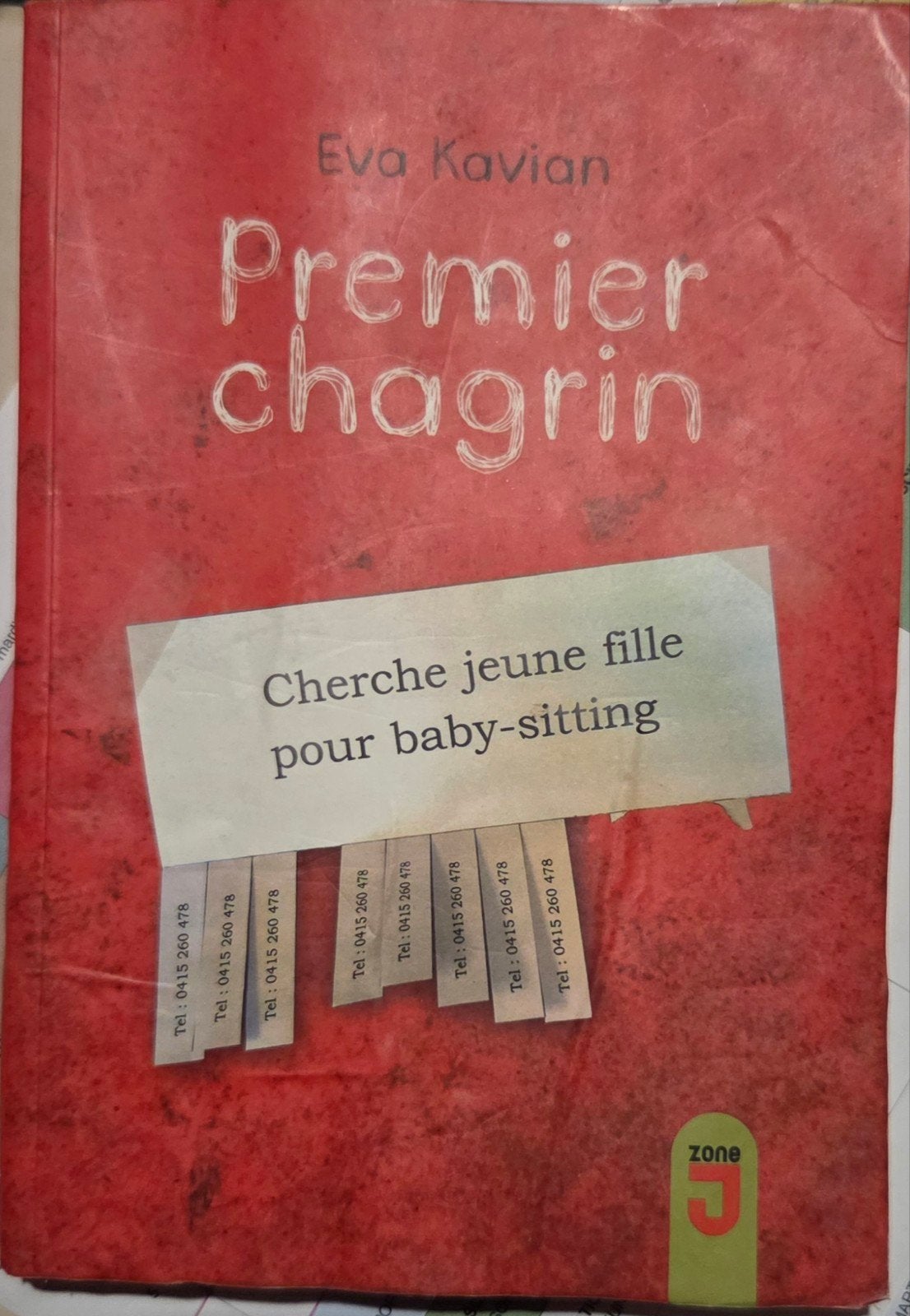 Premier chagrin., Eva Kavian, Enlèvement, Utilisé, Non-fiction
