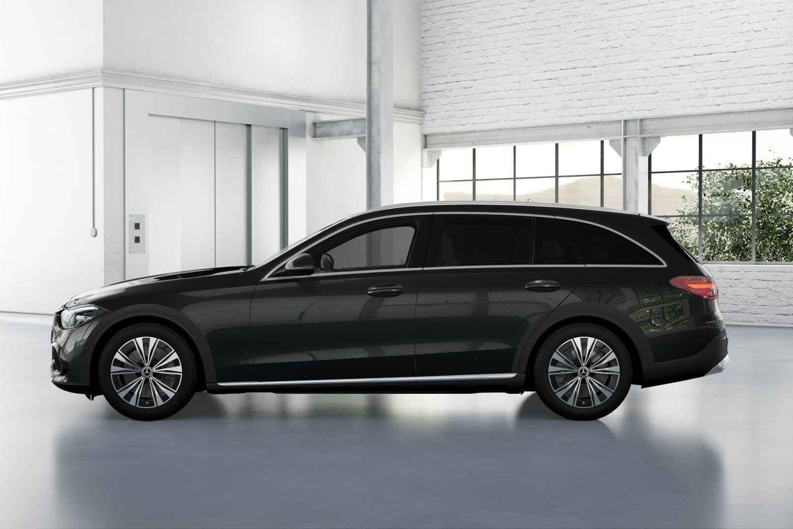 Mercedes-Benz C-Klasse 220 D Break 4MATIC All-Terrain | Pano, Autos, Argent ou Gris, 1800 kg, Beige, Entreprise