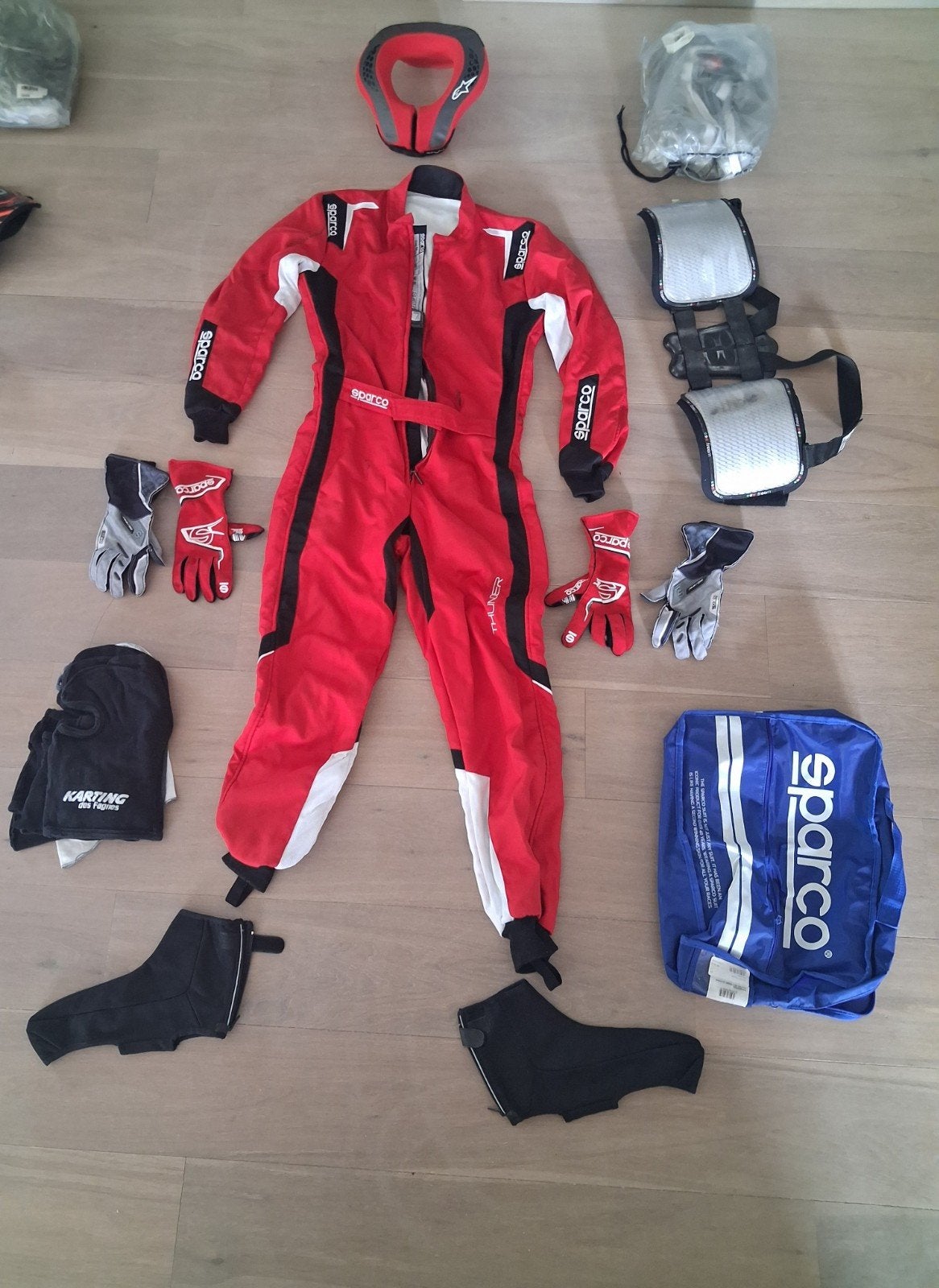 Sparco kartuitrusting en accessoires — maat M/L (1m80), Ophalen, Gebruikt, Kleding of Schoenen