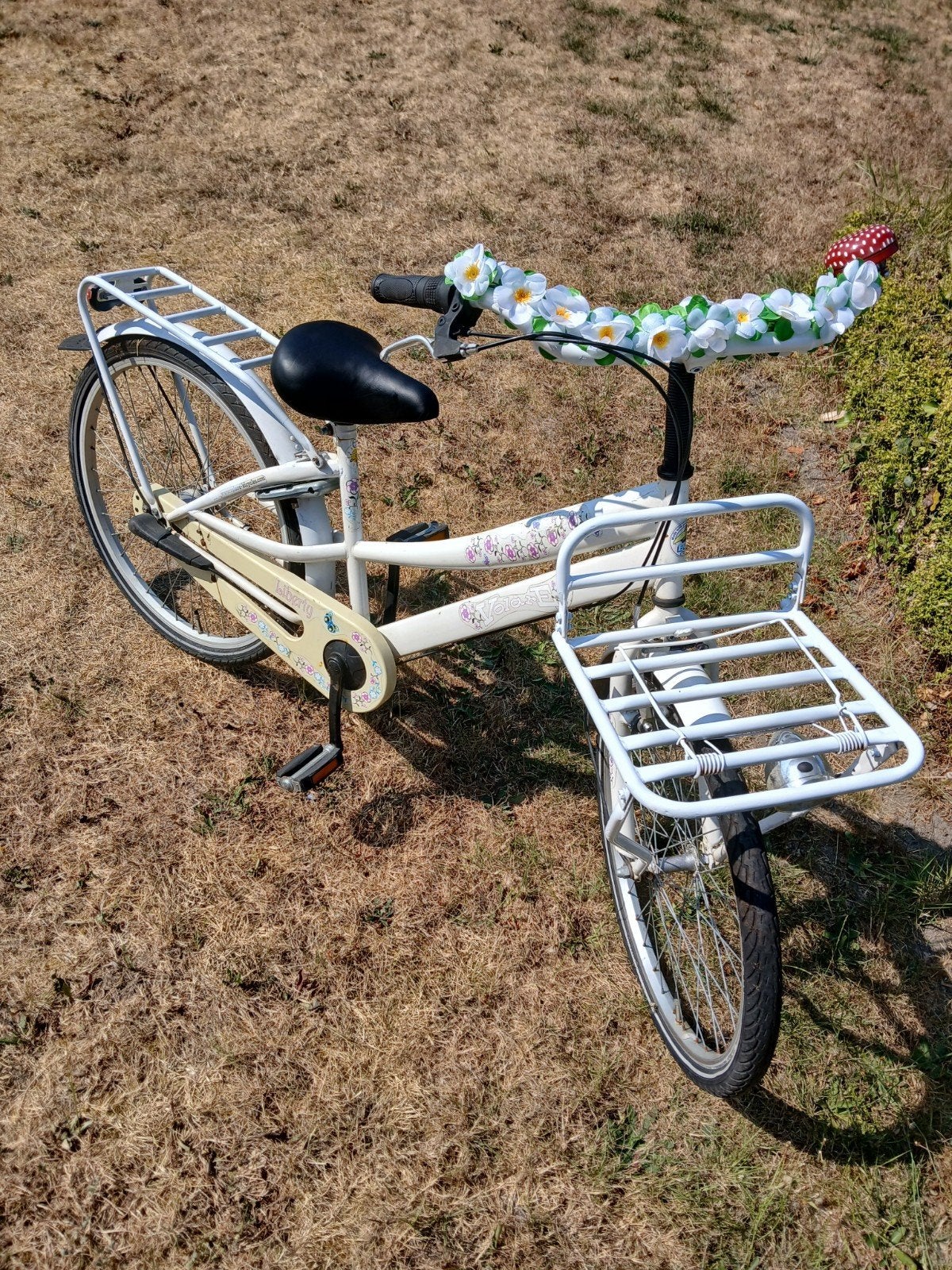VOLARE 3V 24 INCH 8J-12J, 24 pouces, Alpina Meisjesfiets, Frein à rétropédalage, Frein à main