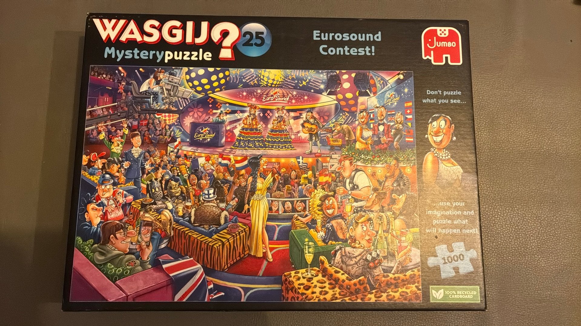 Wasgij 1000 stukjes, puzzel mysterie nr25, Ophalen of Verzenden, 500 t/m 1500 stukjes, Zo goed als nieuw, Legpuzzel