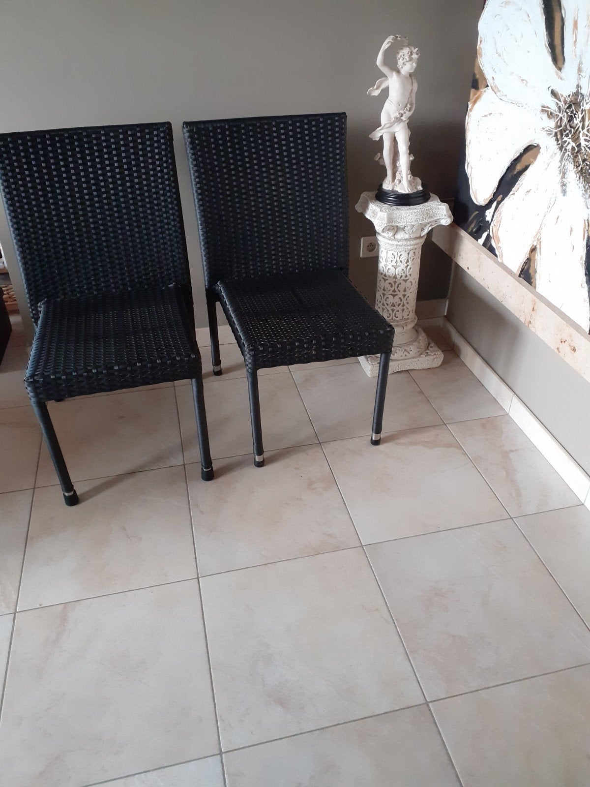 Zwarte stoelen, Huis en Inrichting, Stoelen, Ophalen