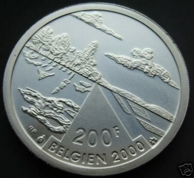 Belgique : 200 francs 2000 allemands en FDC ! = matin 989, Monnaie en vrac, Argent, Argent, Envoi