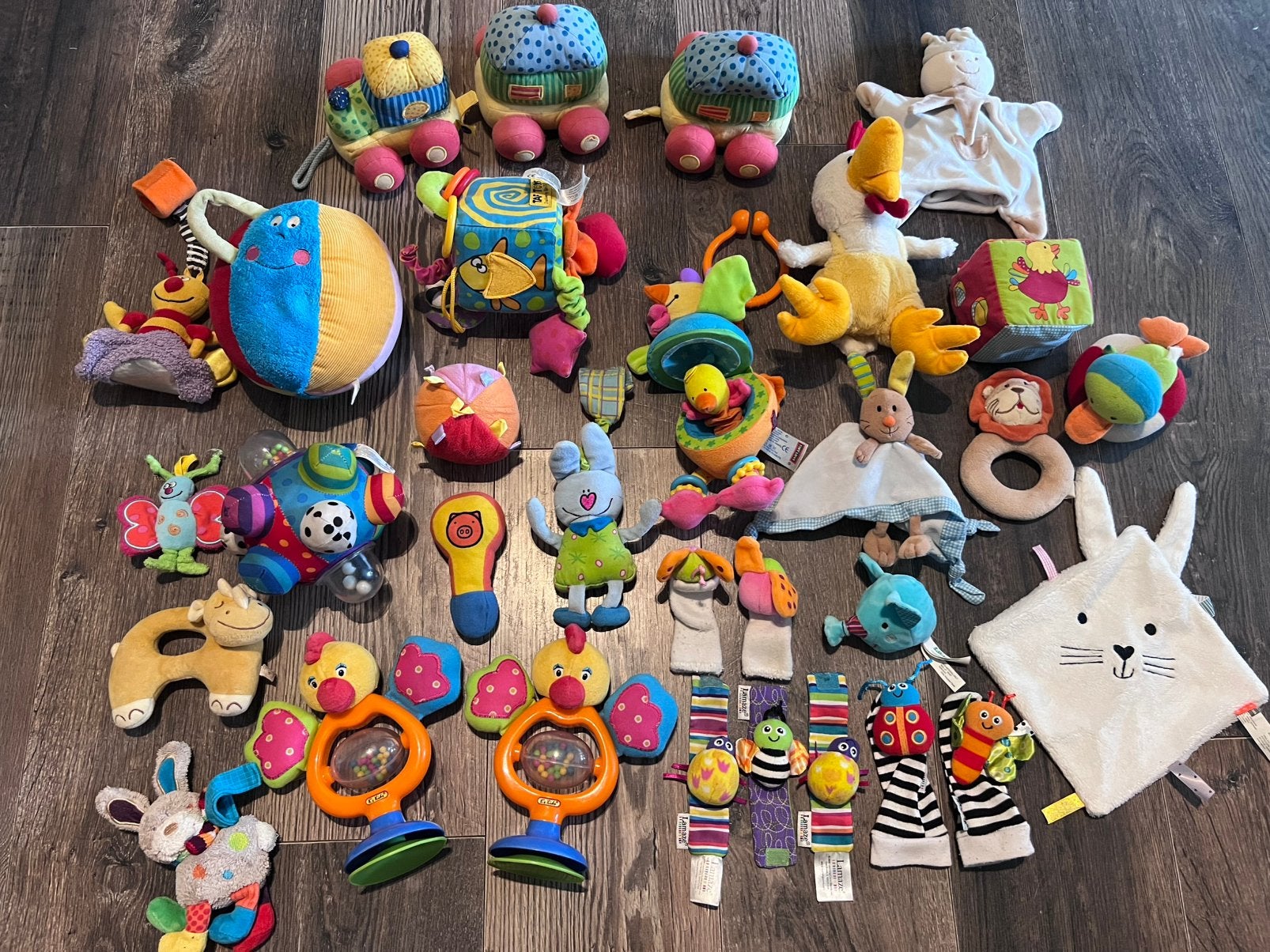 Lot baby- en sensorisch speelgoed, Kinderen en Baby's, Ophalen of Verzenden, Gebruikt, Rammelaar