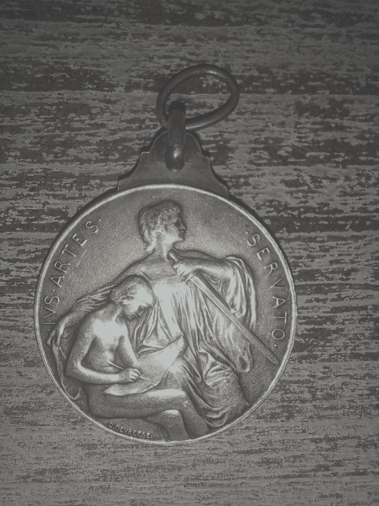1913 medaille gent 3e congres artistique internationale, Ophalen of Verzenden