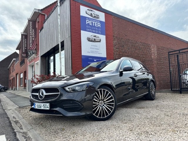 MERCEDES C200 BREAK LUXURY LINE AUT. 200 PK 2023, Auto's, Mercedes-Benz, Automaat, Achterwielaandrijving, Gebruikt, Adaptive Cruise Control