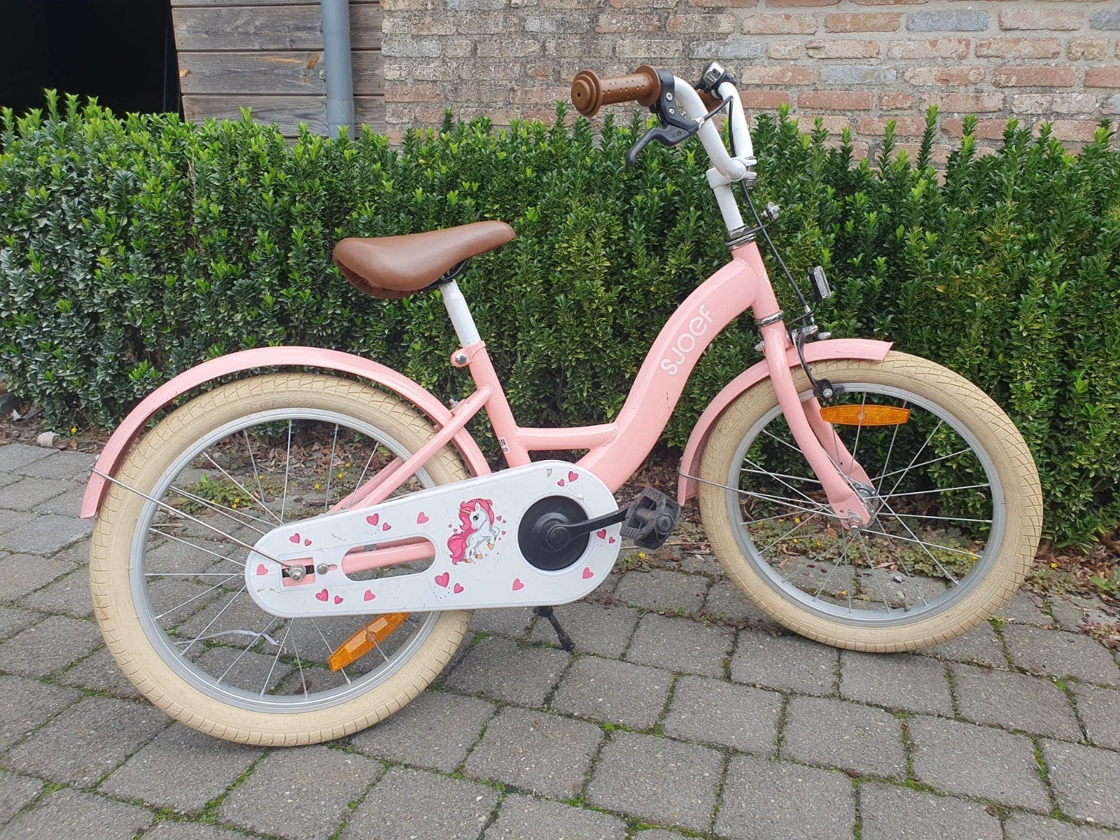 Sjoef Classic 18 inch meisjesfiets., Fietsen en Brommers, Ophalen, Terugtraprem, Sjoef, 16 tot 20 inch