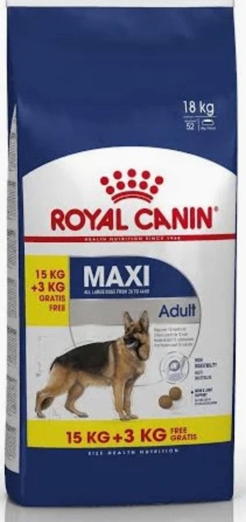 33 Kg Royal Canin Maxi Adult + 98 Dentastixts, Animaux & Accessoires, Enlèvement, Chien