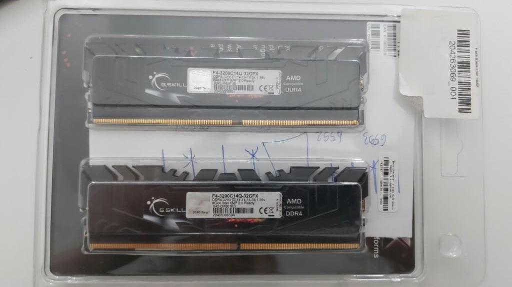G.Skill FlarEx DDR4-3200 DDR4-3200 CL14-14-14-34 RAM, Computers en Software, RAM geheugen, Ophalen, 32 GB, DDR4, Zo goed als nieuw
